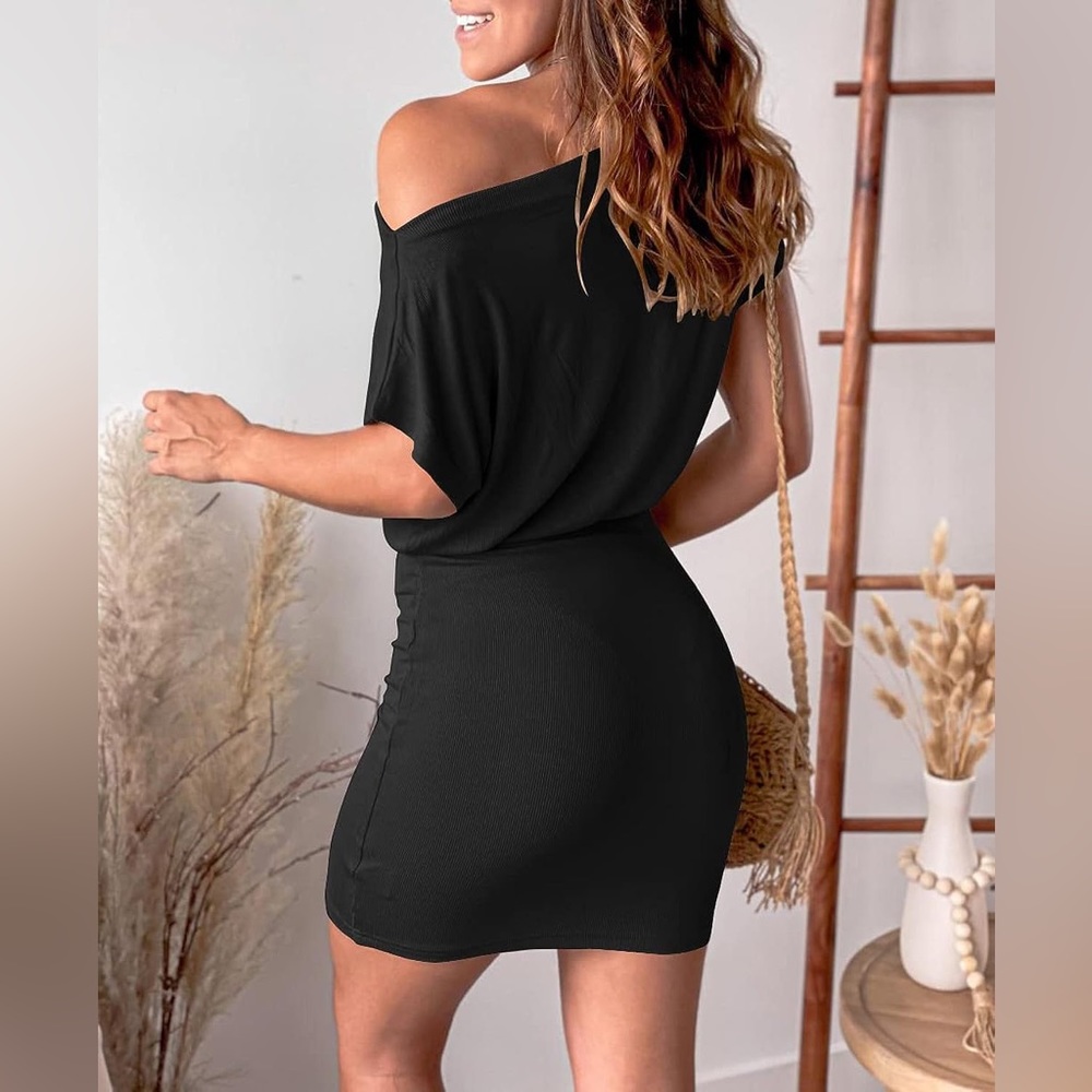 Off Shoulder Mini Dress - Picture 3 of 6